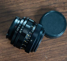 Soligor 35mm f/3.5 preset lens with Miranda 44mm screw mount