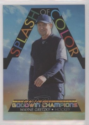 2022 Goodwin Champions Splash of Color Platinum Sky 34/99 Wayne Gretzky HOF w1s