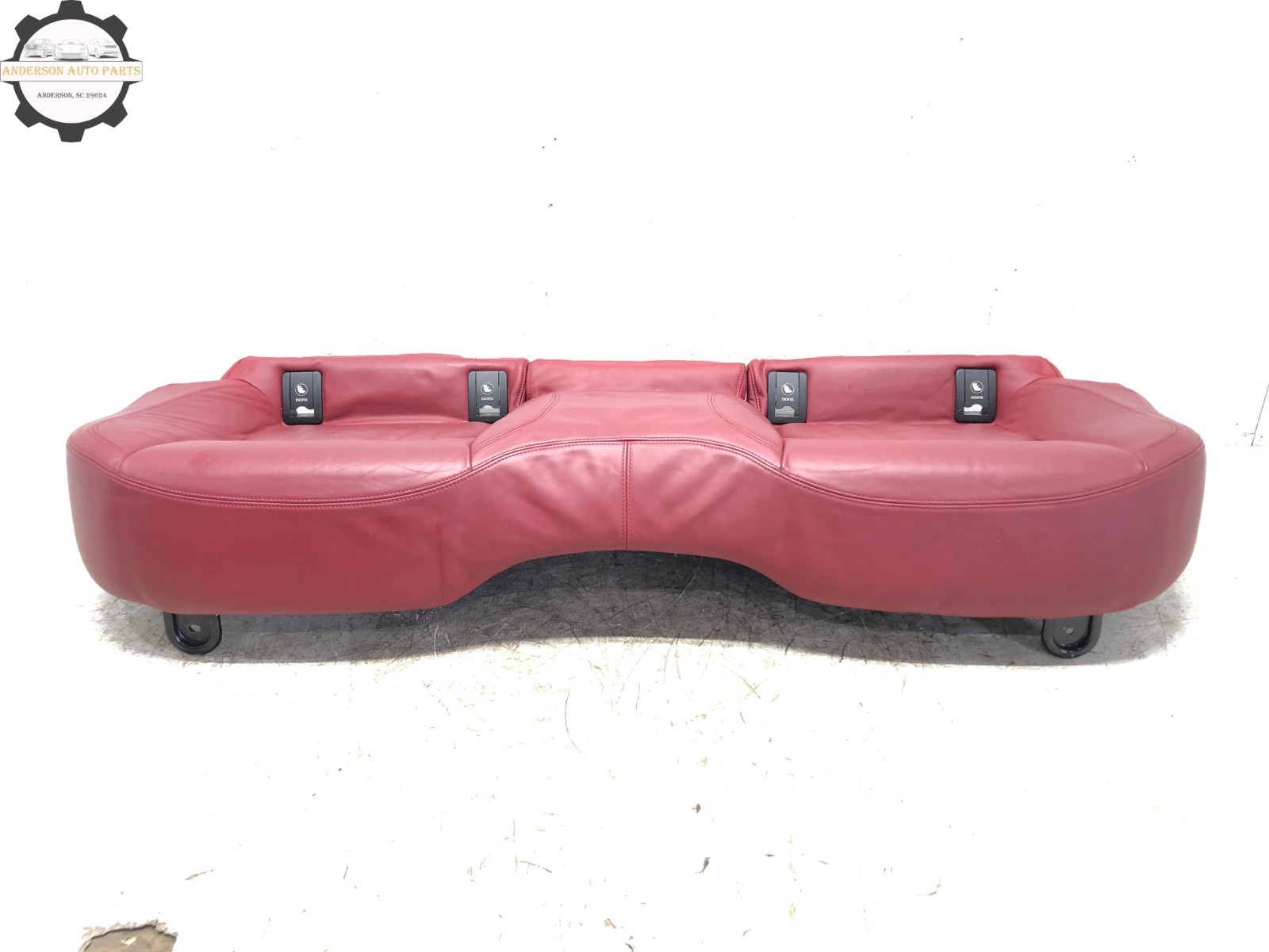 2014-2017 MASERATI GHIBLI S Q4 REAR LOWER SEAT CUSHION BENCH SEAT RED OEM