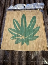 10x10 Rolling Mat Leaf Print Non-Slip