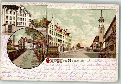 13649750 - 8900 Haunstetten Kirche St. Georg Augsburg Stadtkreis 1918