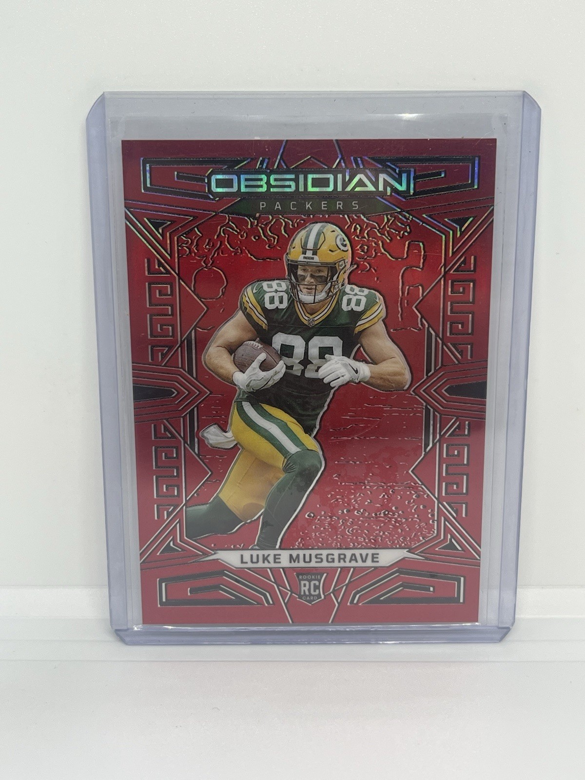 2023 Panini Obsidian - #134 Luke Musgrave Red Flood /90 RC