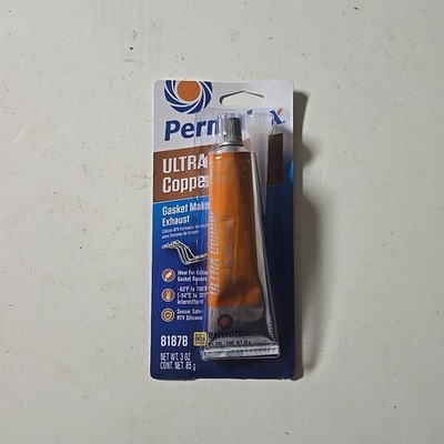 Permatex Ultra Copper Maximum Temperature RTV Silicone Gasket Maker 81878