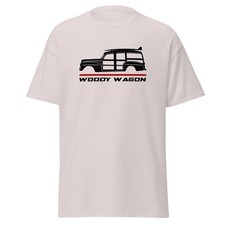 For Woody Wagon 1947 Fans Antique Woodie Station Wagon T-shirt Racing Unisex Tee For Woody Wagon 1947 Fans Antique Woodie Station Wagon T-shirt Racing Unisex Tee