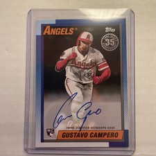 2025 Topps Update - 1990 Autographs Gustavo Campero RC /10