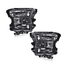 ALLGOOD Headlights Assembly Front Headlamps, Clear Lens Black Housing Clear |...