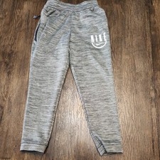 Boy  s Youth Medium Gray Nike Sweatpants Graphic Logo Joggers Kid  s Athletic