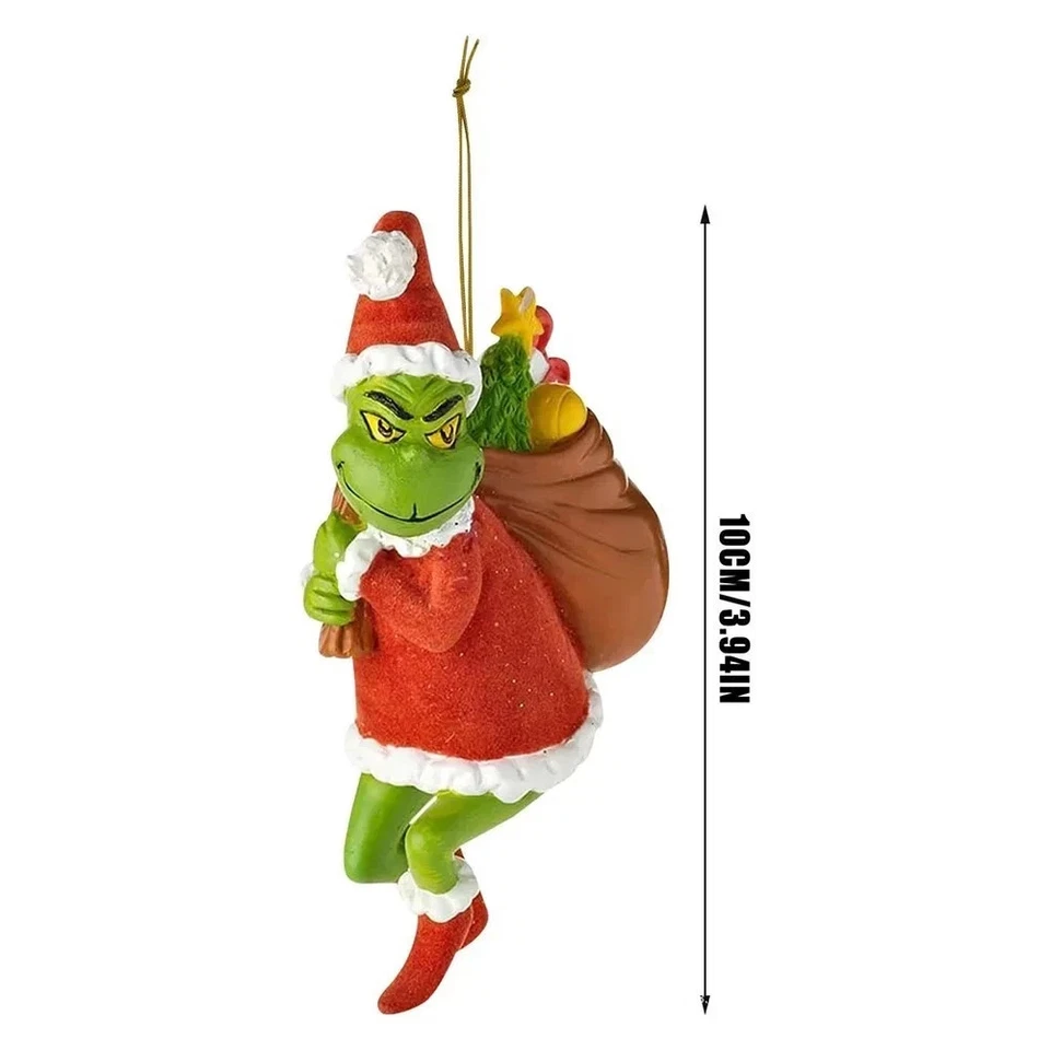 18pcs The Grinch Christmas Ornaments 2D Figures XMAS Decoration - Image 2 of 4