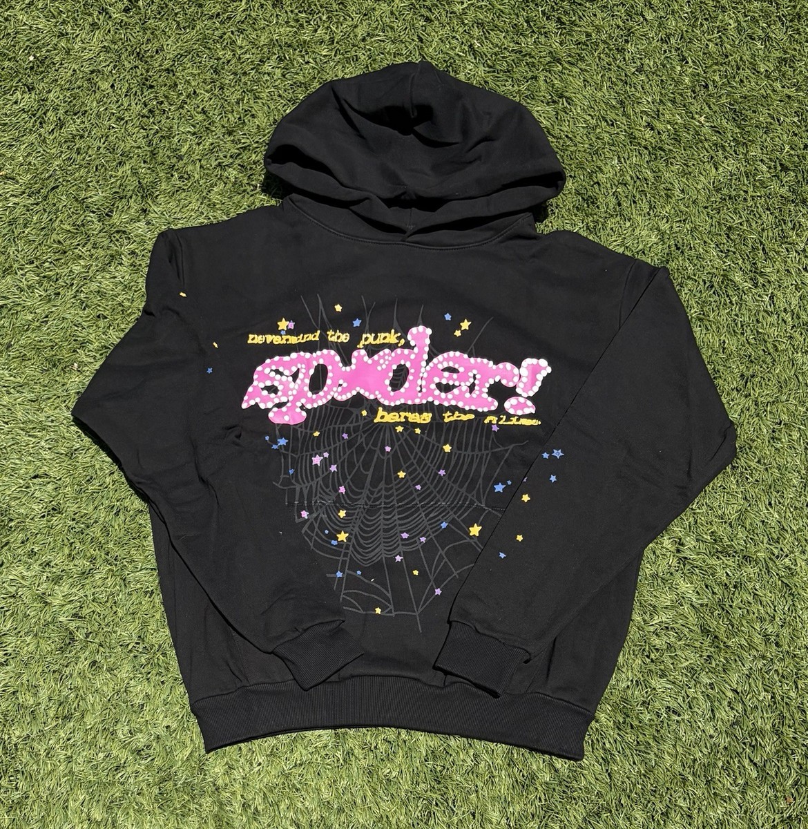 Sp5der Black Punk V2 Hoodie | eBay