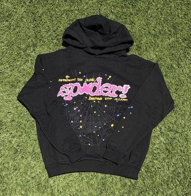 Sp5der Black Punk V2 Hoodie | eBay