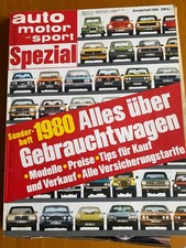 Auto Motor Sport Spezial Gebrauchtwagen Sonderheft 1985 