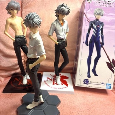Evangelion Figur 4 Stück Kaoru Nagisa Banpresto Preis Lot Sammlerstück selten