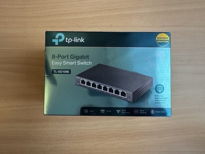 TP-Link TL-SG108E Managed Switch 8 Port Gigabit Ethernet LAN