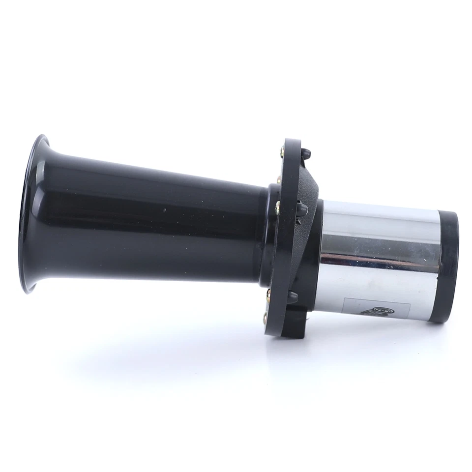 Retro Hupe Fanfare mit Oldtimer Klang Sound Universal Schwarz 12V - Bild 3 von 4