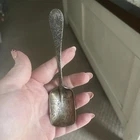 Antique Early 1888 Towle Sterling Engraved Scoop Serving Spoon 23.2 Grams
