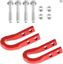 2PCS Red Recovery Hooks Tow Hook