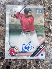2019 Bowman Chrome - Prospects Autographs Danny Diaz #CPA-DD (AU, RC) Red Sox