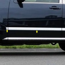 For Cadillac SRX 2004-2009 SAA I-Type Polished Body Side Moldings