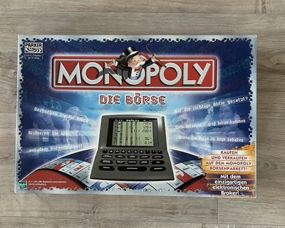 Monopoly Die Börse - Brettspiel - Parker 2001 - elektronischer Broker - 