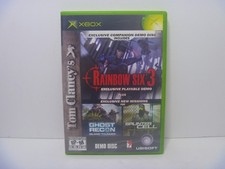 Tom Clancy's Rainbow Six 3: Companion Demo Disc (Microsoft Xbox, 2003)