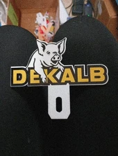 Powder Coated DeKalb License Plate Topper