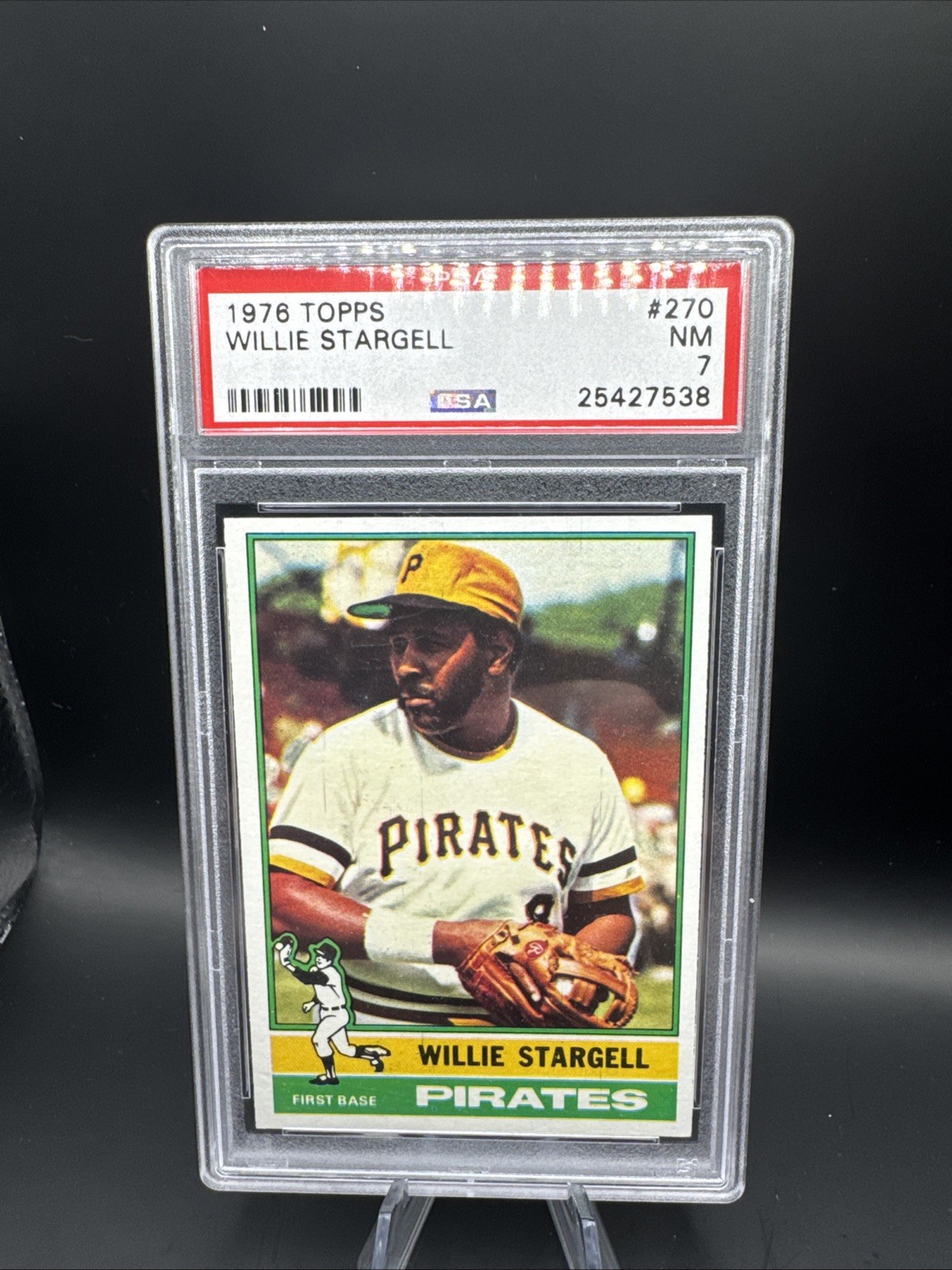 1976 Topps - Willie Stargell #270 Pittsburgh Pirates PSA 7