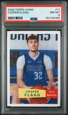 2025-26 Topps Living #11 Cooper Flagg PSA 8