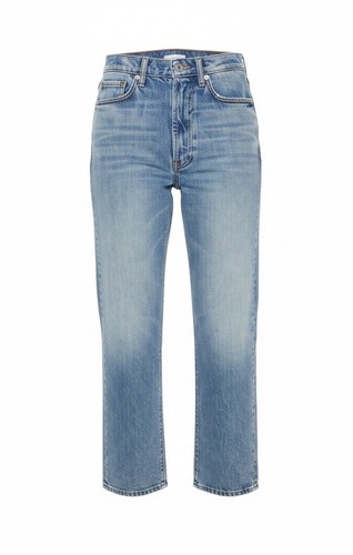 NWT MOTHER Jeans The Newbie Ankle Jeans Size 31 Wipeout Vintage Wash