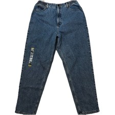 L.L. Bean Womens Original Fit Relaxed Jeans Blue Size 16 Reg