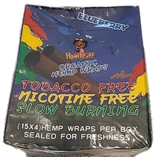 Organic Spain Hemp Sleeve W Corn Husk Filters 15 Sealed 4 Pack 60 Rolling Papers