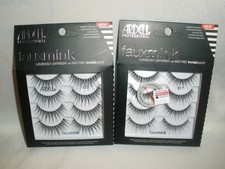 New Lot of 2 Ardell Fauxmink 4 Pairs of Lashes Style 817 8 Pairs Total 