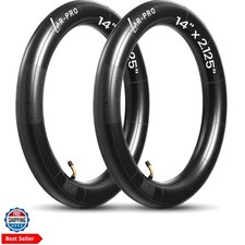 2-Pack 14x2.125 Inner Tubes, Heavy-Duty 57-254 Electric Scooter E-Bike Repl...