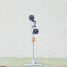 1 x HO scale searchlight signal model railroad 3-colors LED indicator #I2