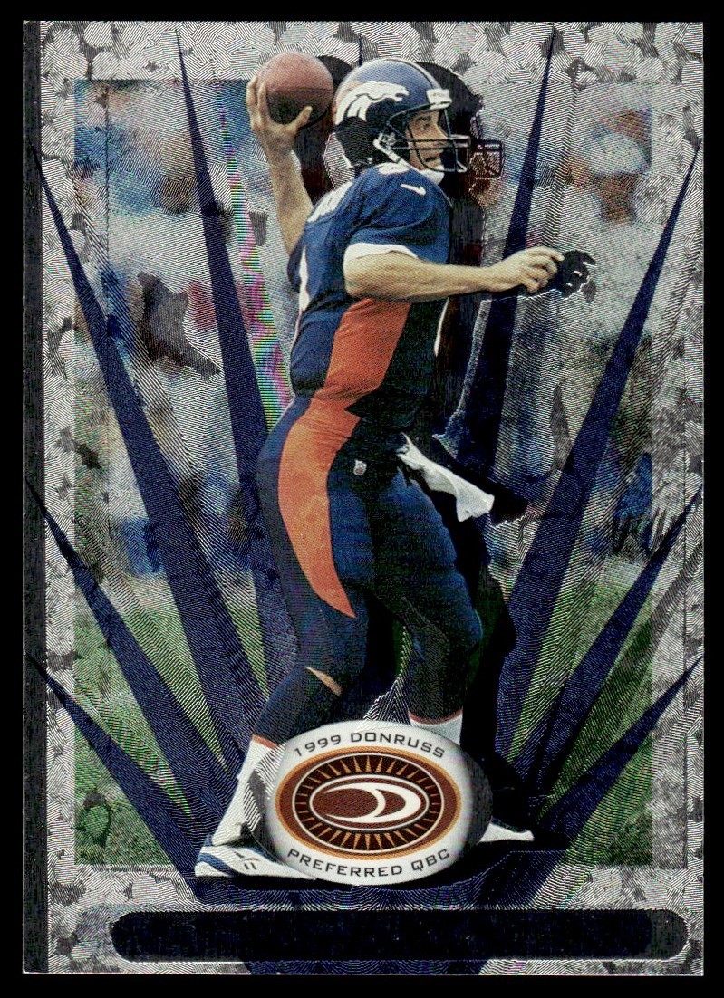 1999 Donruss Preferred QBC Bubby Brister Denver Broncos #49