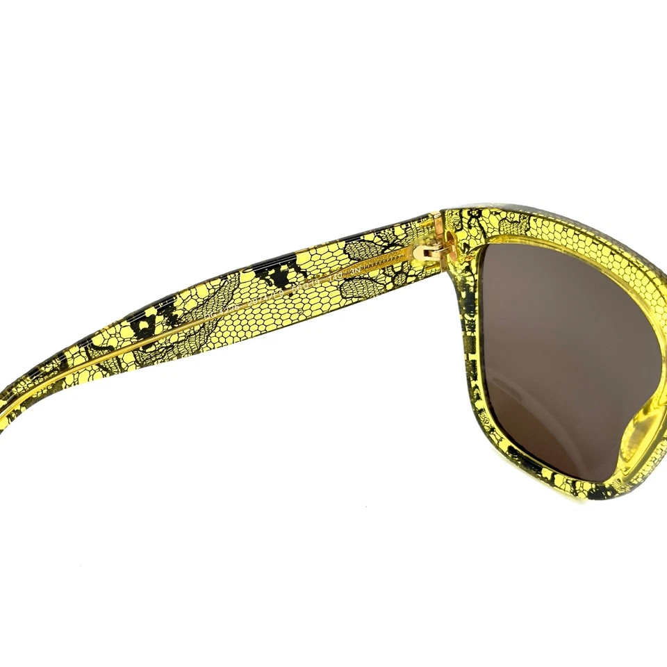 Gafas de sol Dolce & Gabbana DG4226 4226 CHANTILLY ENCAJE oro amarillo espejo pasarela Foto 2 de 4