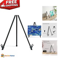 ARTIFY 14'' Tabletop Easel in Elegant Black Steel for Versatile Displays