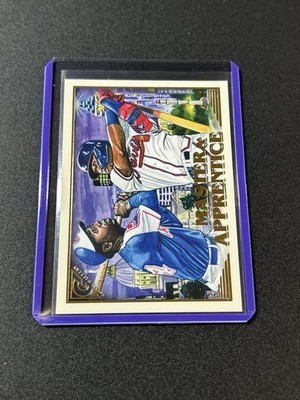 2019 Topps Gallery #MA-AA Hank Aaron / Ronald Acuña Jr.  Atlanta Braves  E1
