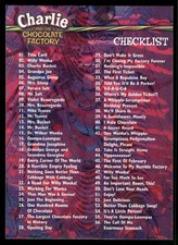 Charlie and the Chocolate Factory 2005 Movie Artbox Checklist Card #90 (NM)