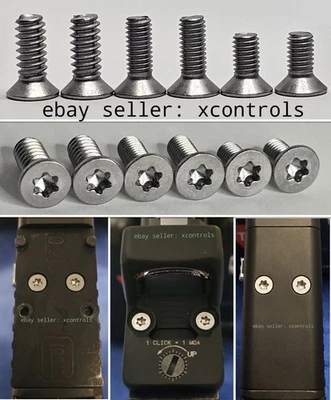 Trijicon RMR mounting screws / Hardened 410 S/S - Glock MOS "THE ABSOLUTE BEST"