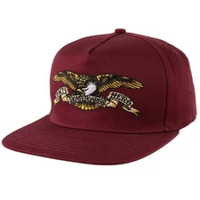 Anti-Hero Skateboards Eagle Snapback Hat - Maroon