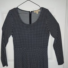 Michael Kors fit and flare stretch jersey dress SZ M