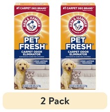  2 Pack  Pet Fresh Carpet Odor Eliminator, for Homes with Dogs and Cats, Fresh