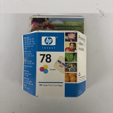 Genuine HP Tri-color 78 INK - NEW- OPEN BOX Date 2007 Free Shipping Expired 