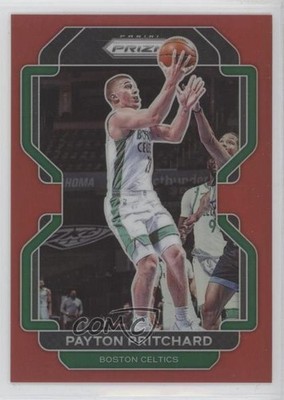 2021-22 Panini Prizm Red Prizm 54/299 Payton Pritchard #17 1f7d