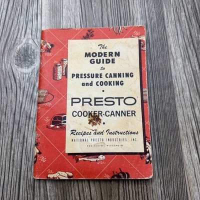 VTG Presto Pressure Cooker Canner Instructions and Recipes Manual Booklet