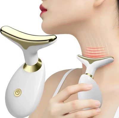 1PC Neck Face ifting Massager EMS Skin Tighten Device LED Photon