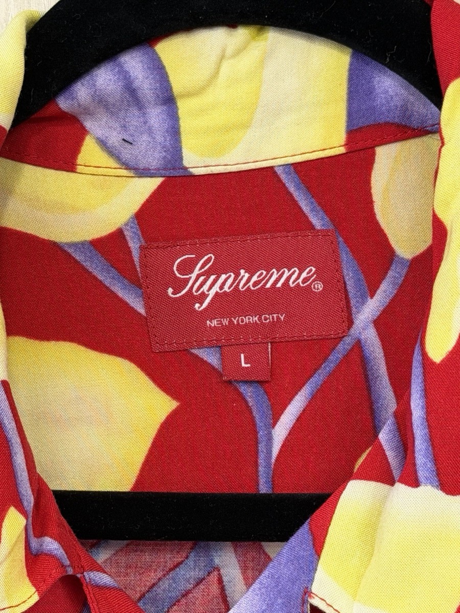 シャツ supreme Lily Rayon Shirt M size Supreme Lily Rayon Shirt Size LARGE | eBay