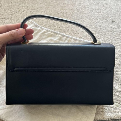 Salvatore Ferragamo 2Way Gancini Shoulder Bag Leather Navy Authentic F03221277 - Bild 20 von 24