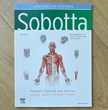 Sobotta Lerntabellen Anatomie Muskeln Gelenke...