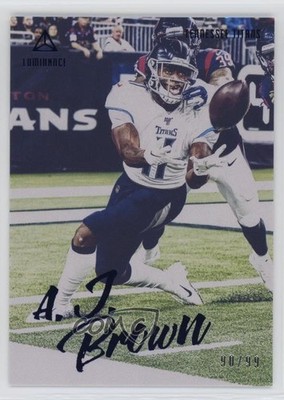 2020 Panini Luminance Blue 90/99 AJ Brown #97 1nr3